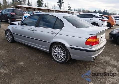 2002 BMW 330I из США, поврежденный, VIN WBAEV534X2KM02065